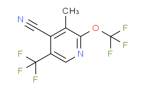4-Cyano-3-methyl-2-(trifluoromethoxy)-5-(trifluoromethyl)pyridine