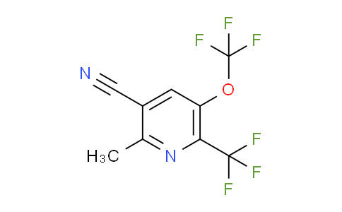 AM73343 | 1804339-57-8 | 3-Cyano-2-methyl-5-(trifluoromethoxy)-6-(trifluoromethyl)pyridine