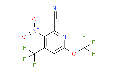 2-Cyano-3-nitro-6-(trifluoromethoxy)-4-(trifluoromethyl)pyridine