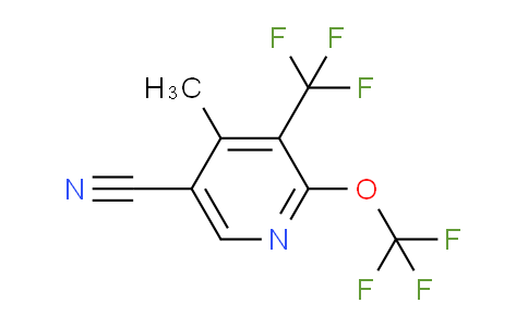 5-Cyano-4-methyl-2-(trifluoromethoxy)-3-(trifluoromethyl)pyridine