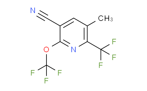 3-Cyano-5-methyl-2-(trifluoromethoxy)-6-(trifluoromethyl)pyridine