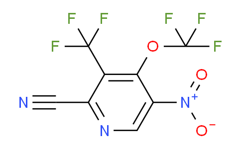 2-Cyano-5-nitro-4-(trifluoromethoxy)-3-(trifluoromethyl)pyridine