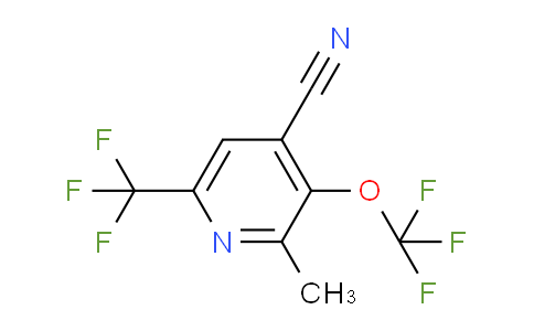 4-Cyano-2-methyl-3-(trifluoromethoxy)-6-(trifluoromethyl)pyridine