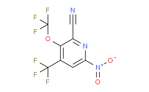 2-Cyano-6-nitro-3-(trifluoromethoxy)-4-(trifluoromethyl)pyridine
