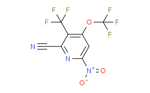2-Cyano-6-nitro-4-(trifluoromethoxy)-3-(trifluoromethyl)pyridine