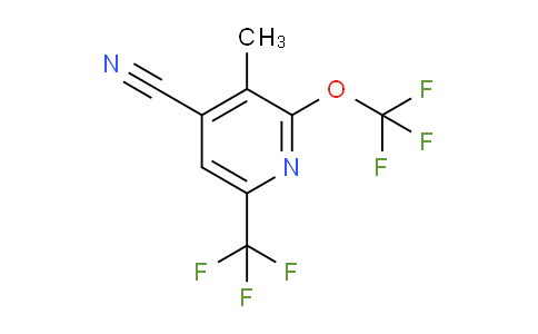4-Cyano-3-methyl-2-(trifluoromethoxy)-6-(trifluoromethyl)pyridine