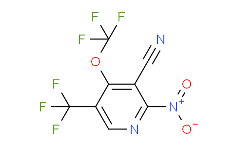 3-Cyano-2-nitro-4-(trifluoromethoxy)-5-(trifluoromethyl)pyridine