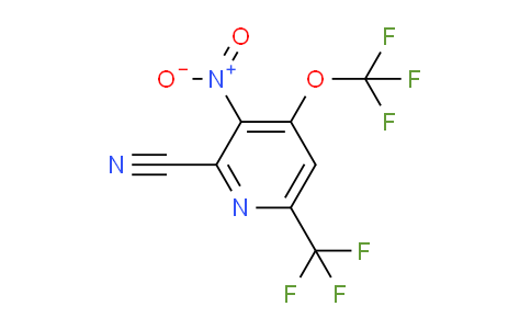 AM73378 | 1804809-45-7 | 2-Cyano-3-nitro-4-(trifluoromethoxy)-6-(trifluoromethyl)pyridine