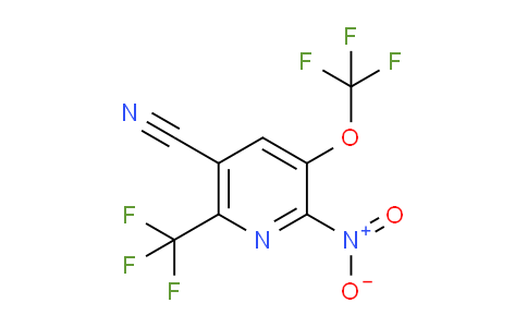 AM73384 | 1806248-30-5 | 5-Cyano-2-nitro-3-(trifluoromethoxy)-6-(trifluoromethyl)pyridine