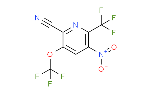 AM73386 | 1803943-20-5 | 2-Cyano-5-nitro-3-(trifluoromethoxy)-6-(trifluoromethyl)pyridine