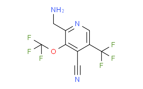 2-(Aminomethyl)-4-cyano-3-(trifluoromethoxy)-5-(trifluoromethyl)pyridine