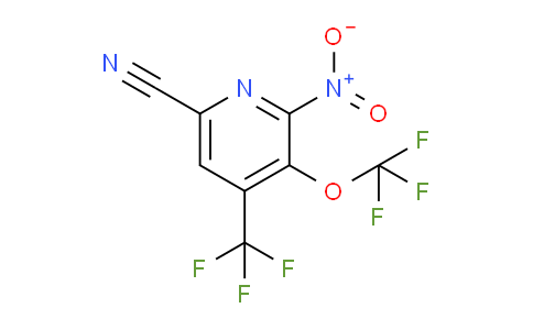 6-Cyano-2-nitro-3-(trifluoromethoxy)-4-(trifluoromethyl)pyridine
