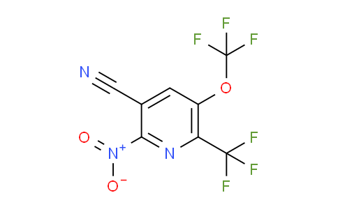 3-Cyano-2-nitro-5-(trifluoromethoxy)-6-(trifluoromethyl)pyridine