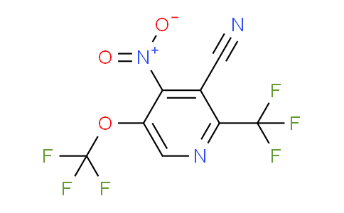 3-Cyano-4-nitro-5-(trifluoromethoxy)-2-(trifluoromethyl)pyridine