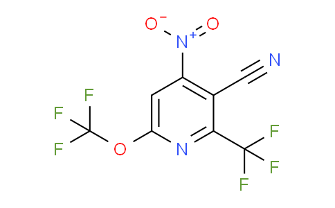 AM73400 | 1804340-28-0 | 3-Cyano-4-nitro-6-(trifluoromethoxy)-2-(trifluoromethyl)pyridine