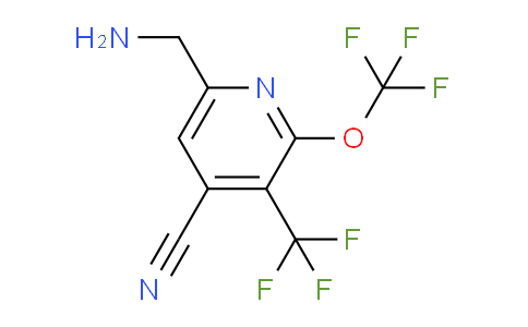 6-(Aminomethyl)-4-cyano-2-(trifluoromethoxy)-3-(trifluoromethyl)pyridine