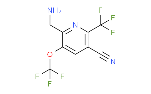 2-(Aminomethyl)-5-cyano-3-(trifluoromethoxy)-6-(trifluoromethyl)pyridine