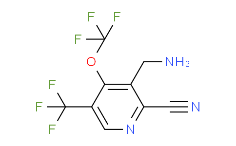 3-(Aminomethyl)-2-cyano-4-(trifluoromethoxy)-5-(trifluoromethyl)pyridine