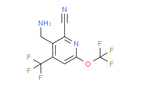 3-(Aminomethyl)-2-cyano-6-(trifluoromethoxy)-4-(trifluoromethyl)pyridine