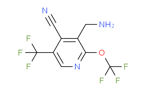 3-(Aminomethyl)-4-cyano-2-(trifluoromethoxy)-5-(trifluoromethyl)pyridine
