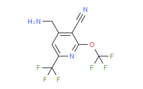 AM73453 | 1804782-22-6 | 4-(Aminomethyl)-3-cyano-2-(trifluoromethoxy)-6-(trifluoromethyl)pyridine