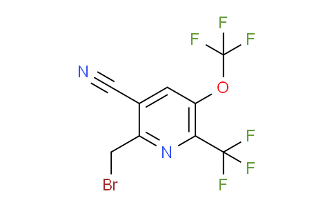 AM73460 | 1804294-37-8 | 2-(Bromomethyl)-3-cyano-5-(trifluoromethoxy)-6-(trifluoromethyl)pyridine