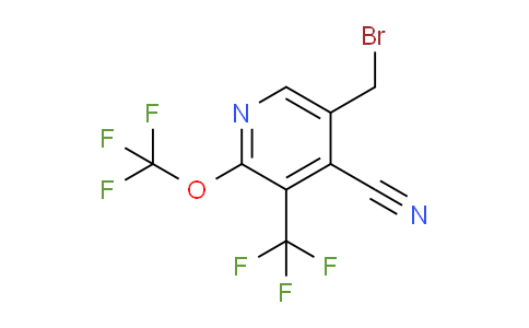 5-(Bromomethyl)-4-cyano-2-(trifluoromethoxy)-3-(trifluoromethyl)pyridine