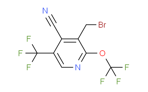 3-(Bromomethyl)-4-cyano-2-(trifluoromethoxy)-5-(trifluoromethyl)pyridine