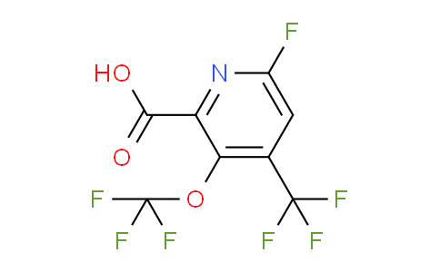 AM73488 | 1804677-84-6 | 6-Fluoro-3-(trifluoromethoxy)-4-(trifluoromethyl)pyridine-2-carboxylic acid