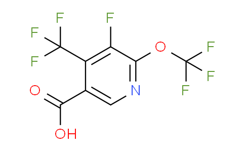 AM73490 | 1804741-21-6 | 3-Fluoro-2-(trifluoromethoxy)-4-(trifluoromethyl)pyridine-5-carboxylic acid