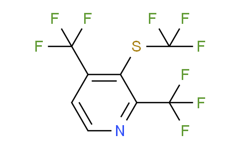 AM73499 | 1806301-71-2 | 2,4-Bis(trifluoromethyl)-3-(trifluoromethylthio)pyridine