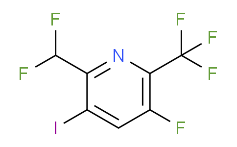 AM73545 | 1805291-76-2 | 2-(Difluoromethyl)-5-fluoro-3-iodo-6-(trifluoromethyl)pyridine