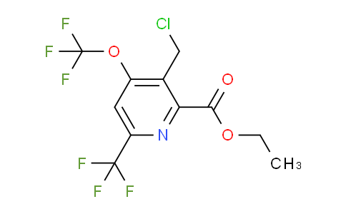 AM73551 | 1805239-93-3 | Ethyl 3-(chloromethyl)-4-(trifluoromethoxy)-6-(trifluoromethyl)pyridine-2-carboxylate