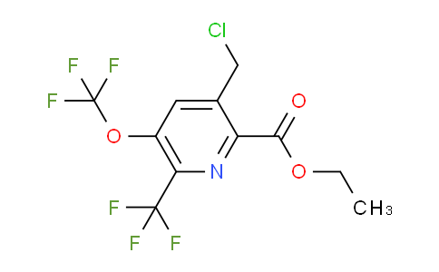 AM73553 | 1806757-33-4 | Ethyl 3-(chloromethyl)-5-(trifluoromethoxy)-6-(trifluoromethyl)pyridine-2-carboxylate