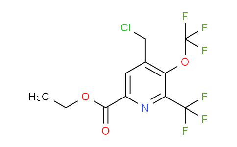AM73556 | 1806786-24-2 | Ethyl 4-(chloromethyl)-3-(trifluoromethoxy)-2-(trifluoromethyl)pyridine-6-carboxylate