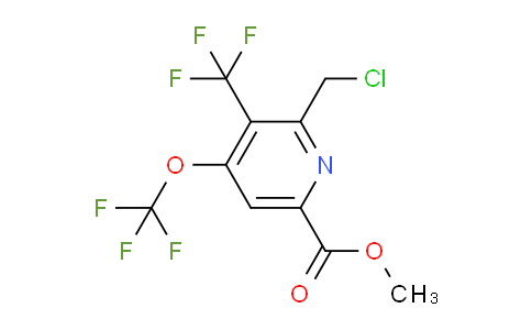 AM73557 | 1805031-33-7 | Methyl 2-(chloromethyl)-4-(trifluoromethoxy)-3-(trifluoromethyl)pyridine-6-carboxylate