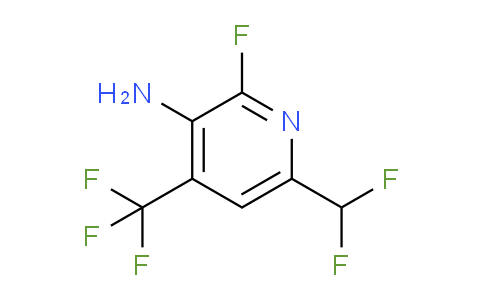 AM73562 | 1805324-84-8 | 3-Amino-6-(difluoromethyl)-2-fluoro-4-(trifluoromethyl)pyridine