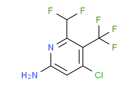 6-Amino-4-chloro-2-(difluoromethyl)-3-(trifluoromethyl)pyridine