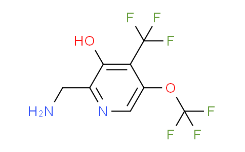 2-(Aminomethyl)-3-hydroxy-5-(trifluoromethoxy)-4-(trifluoromethyl)pyridine