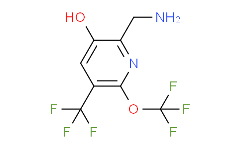 2-(Aminomethyl)-3-hydroxy-6-(trifluoromethoxy)-5-(trifluoromethyl)pyridine