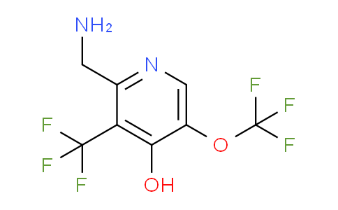 2-(Aminomethyl)-4-hydroxy-5-(trifluoromethoxy)-3-(trifluoromethyl)pyridine