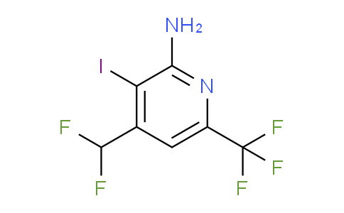 AM73647 | 1806894-10-9 | 2-Amino-4-(difluoromethyl)-3-iodo-6-(trifluoromethyl)pyridine