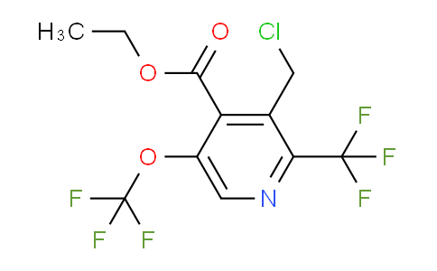 AM73656 | 1806786-15-1 | Ethyl 3-(chloromethyl)-5-(trifluoromethoxy)-2-(trifluoromethyl)pyridine-4-carboxylate