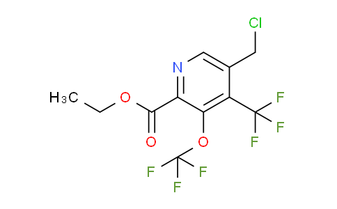 AM73657 | 1804661-88-8 | Ethyl 5-(chloromethyl)-3-(trifluoromethoxy)-4-(trifluoromethyl)pyridine-2-carboxylate