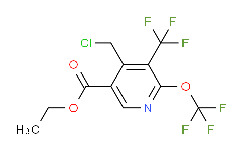 AM73658 | 1805240-13-4 | Ethyl 4-(chloromethyl)-2-(trifluoromethoxy)-3-(trifluoromethyl)pyridine-5-carboxylate