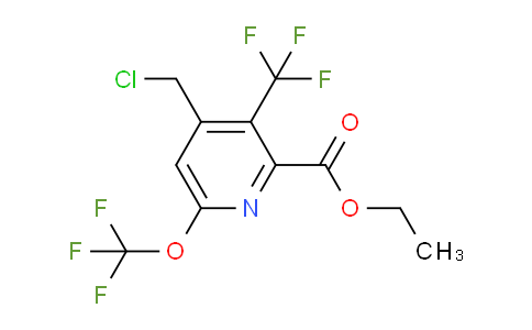 AM73659 | 1805181-27-4 | Ethyl 4-(chloromethyl)-6-(trifluoromethoxy)-3-(trifluoromethyl)pyridine-2-carboxylate