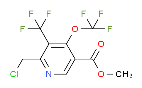 AM73661 | 1805311-45-8 | Methyl 2-(chloromethyl)-4-(trifluoromethoxy)-3-(trifluoromethyl)pyridine-5-carboxylate