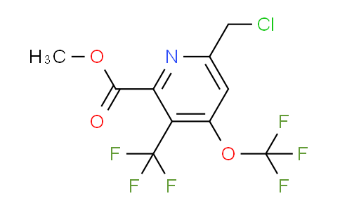 Methyl 6-(chloromethyl)-4-(trifluoromethoxy)-3-(trifluoromethyl)pyridine-2-carboxylate