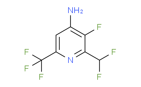 4-Amino-2-(difluoromethyl)-3-fluoro-6-(trifluoromethyl)pyridine
