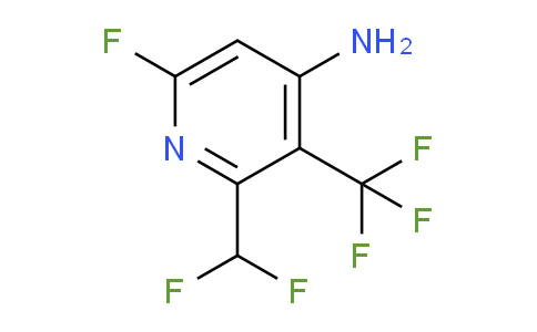 4-Amino-2-(difluoromethyl)-6-fluoro-3-(trifluoromethyl)pyridine